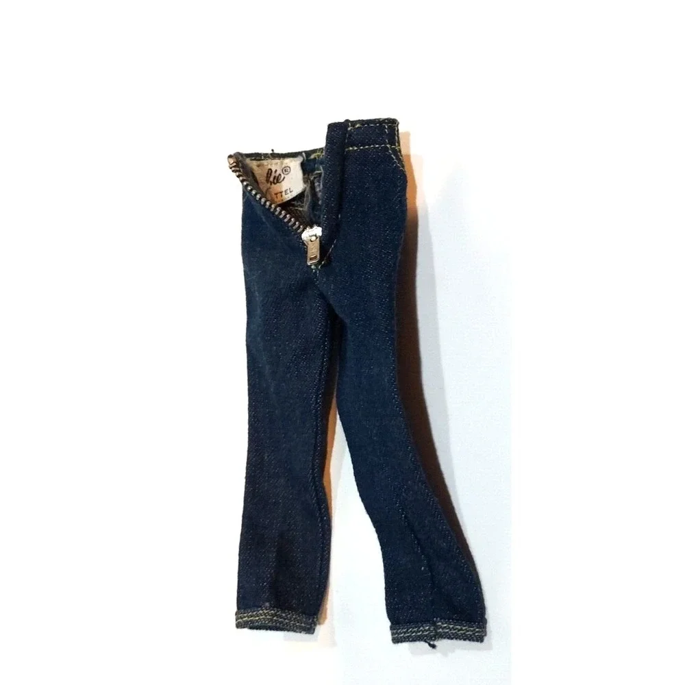 Barbie - Barbie Doll Blue Jeans TAGGED Zipper Works Fine 1962